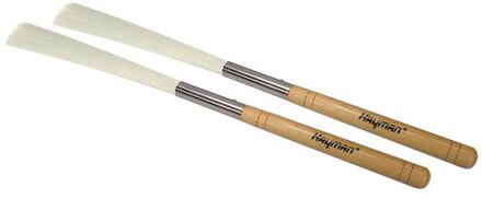 Hayman BRH-7-CN brushes brushes, clear nylon haren, houten handvat, paar, zacht