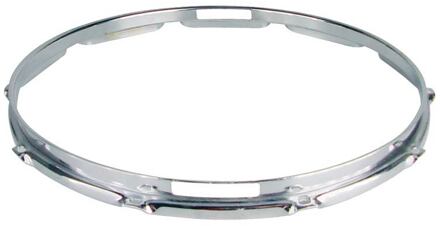 Hayman DRHP-1410S drumring 14" (snaarkant) drumring 14" (snaarkant), verchroomd, 10 gaten