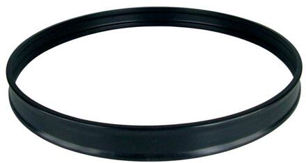 Hayman DRHP-2400B drumring voor bassdrum 24" drumring voor bassdrum 24", zwart