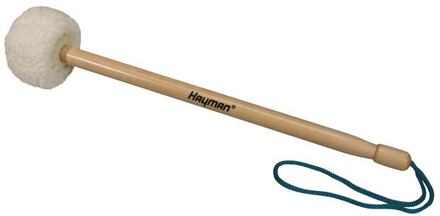 Hayman GM-1 klopper voor gong klopper voor gong, 17 x 360 mm esdoorn schacht, 55 mm wollen bol