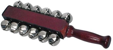 Hayman HB-180 bellenboom met houten handvat bellenboom met houten handvat, 12 bellen van 30 mm