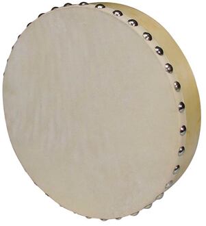 Hayman HDS-08 hand trom hand trom, natuurvel, 8", hout, afwerking in naturel