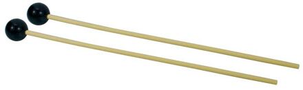 Hayman KL-01 kloppers kloppers, paar, kunststof schacht, 290 x 5 mm, 25 mm bol, hard zwart kunststof