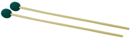 Hayman KL-07 kloppers kloppers, paar, kunststof schacht, 370 x 7 mm, 32 mm bol, medium groen garen