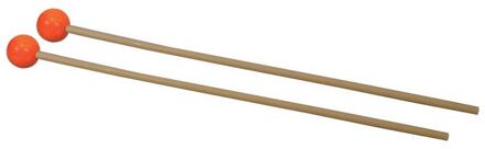 Hayman KL-09 kloppers kloppers, paar, kunststof schacht, 330 x 5,5 mm, 25 mm bol, hard kunststof