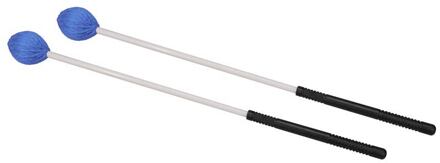 Hayman MM-19 kloppers voor marimba kloppers voor marimba, 370 mm kunststof schacht, paar, 36 mm zachte bol, light blauw