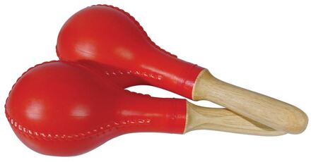 Hayman MR-11 maracas maracas, plastic, groot model, rood, paar