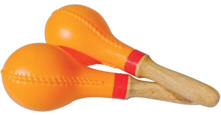 Hayman MR-12 maracas maracas, plastic, groot model, oranje, paar