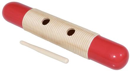 Hayman PA-03 guiro guiro, hout, ovaal model, klein, met klopper