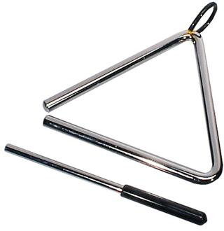 Hayman PA-391 professionele 6" triangel professionele 6" triangel, verchroomd, met klopper, diameter: 11 mm.