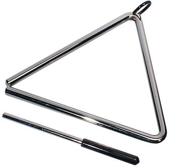 Hayman PA-392 professionele 8" triangel professionele 8" triangel, verchroomd, met klopper, diameter: 12 mm.