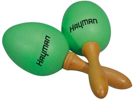 Hayman SE-2-GR schudeieren schudeieren, plastic, groen, paar, met steel, 35 grams