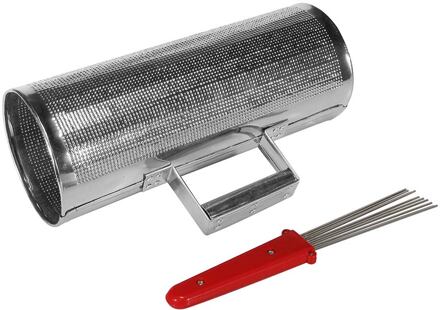 Hayman SGS-512 guira shaker guira shaker, staal, 5" x 12", met brush