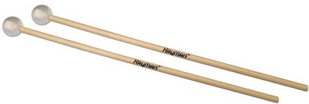 Hayman XM-7 kloppers voor xylofoon kloppers voor xylofoon, 380 mm esdoorn schacht, paar, 30 mm harde lexan bol