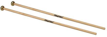 Hayman XM-8 kloppers voor xylofoon kloppers voor xylofoon, 365 mm esdoorn schacht, paar, 20 mm messing bol