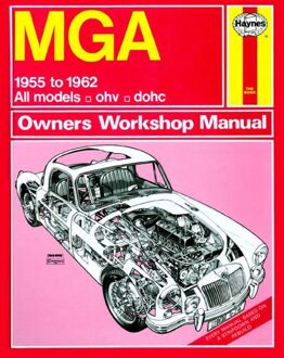 Haynes Werkplaatshandboek MGA (1955-1962) classic reprint 0475