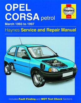 Haynes Werkplaatshandboek Opel Corsa benzine (1993-1997) 3159