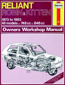Haynes Werkplaatshandboek Reliant Robin & Kitten (1973-1983) classic reprint 0436