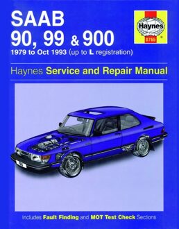 Haynes Werkplaatshandboek Saab 90, 99 & 900 benzine (1979-Oct 1993) 0765