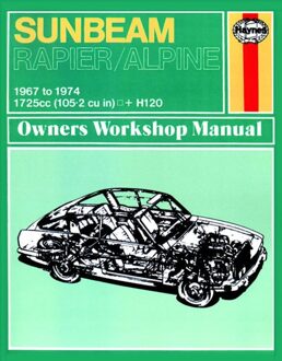 Haynes Werkplaatshandboek Sunbeam Alpine, Rapier & H120 (1967-1974) classic reprint 0051