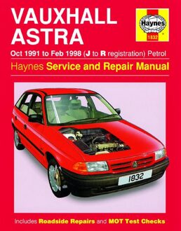 Haynes Werkplaatshandboek Vauxhall/ Opel Astra benzine (1991-1998) 1832