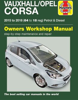 Haynes Werkplaatshandboek Vauxhall/Opel Corsa benzine & Diesel(2015-2018) 6428