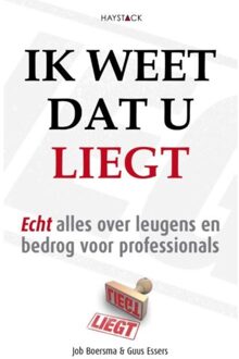 Haystack, Uitgeverij Ik weet dat u liegt - Boek Job Boersma (9461260539)