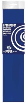 Haza 10x Knutsel crepe vouw papier kobaltblauw 250 x 50 cm