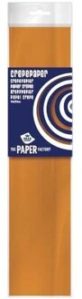 Haza 10x Knutsel crepe vouw papier oranje 250 x 50 cm