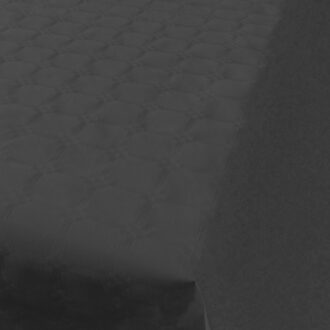 Haza 2x Zwart papieren tafellaken/tafelkleed 800 x 118 cm op rol - Zwarte thema tafeldecoratie versieringen