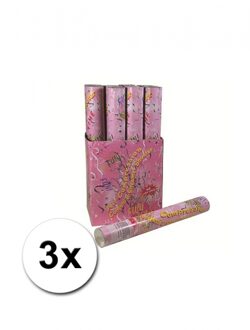 Haza 3 bruiloft confetti shooters 40 cm