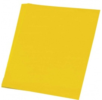 Haza A4 hobby papier - 100x vellen - kleur geel - Knutselen met papier - Knutselpapier