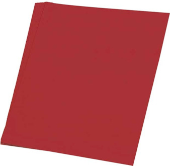 Haza A4 hobby papier - 100x vellen - kleur rood - Knutselen met papier - Knutselpapier