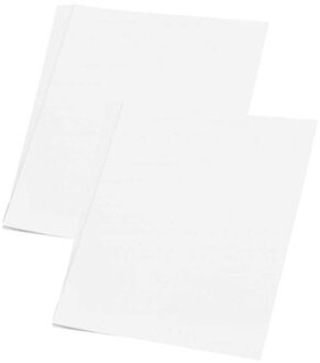 Haza A4 hobby papier - 100x vellen - kleur wit - Knutselen met papier - Knutselpapier