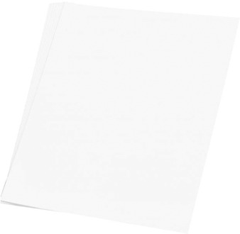 Haza A4 hobby papier - 150x vellen - kleur wit - Knutselen met papier - Knutselpapier