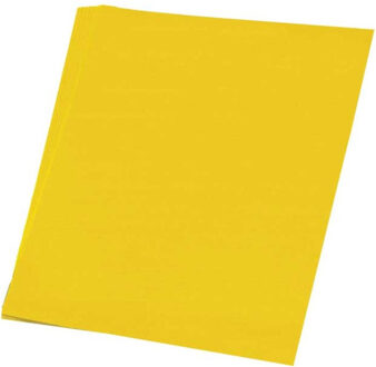 Haza A4 hobby papier - 50x vellen - kleur geel - Knutselpapier - Hobbypapier