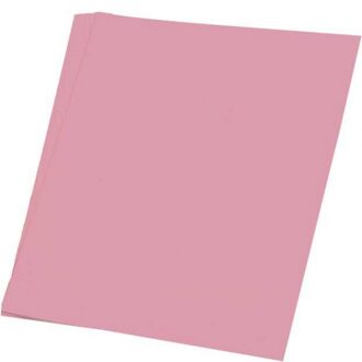 Haza A4 hobby papier - 50x vellen - kleur lichtroze - Knutselpapier - Hobbypapier