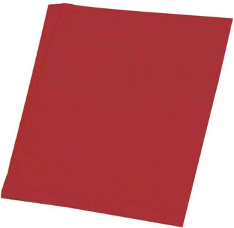 Haza A4 hobby papier - 50x vellen - kleur rood - Knutselpapier - Hobbypapier