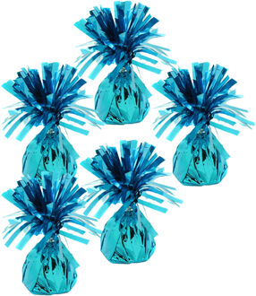 Haza Ballon gewichtjes - 10x - lichtblauw - 170 gram - gewichtjes voor helium ballontrosjes