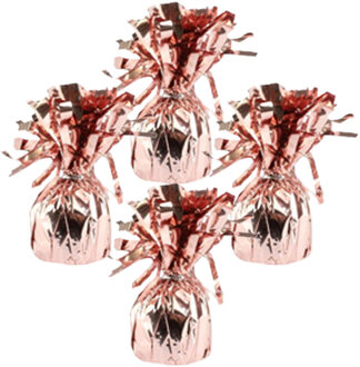 Haza Ballon gewichtjes - 8x - rose goud - 170 gram - gewichtjes voor helium ballontrosjes