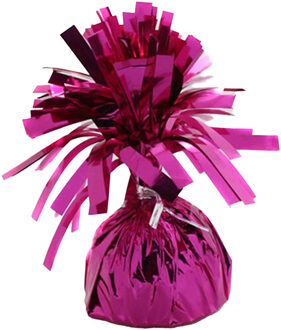Haza Ballon gewichtjes - fuchsia - 170 gram - gewichtjes voor helium ballontrosjes - Ballongewichtjes Roze