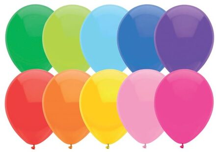 Haza ballonnen multicolor 50 stuks 30 cm Multikleur