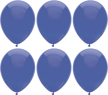 Haza Ballonnen verjaardag/thema feest - 200x stuks - marine blauw - 29 cm