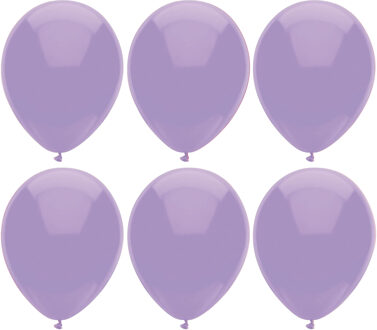 Haza Ballonnen verjaardag/thema feest - 300x stuks - lila paars - 29 cm
