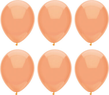 Haza Ballonnen verjaardag/thema feest - 300x stuks - perzik roze - 29 cm