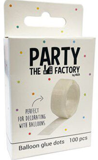 Haza Ballonplakkers - op rol - 100x stuks - ballon ophangen zonder helium