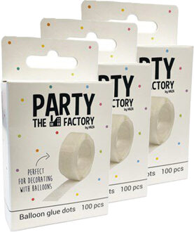 Haza Ballonplakkers - op rol - 300x stuks - ballon ophangen zonder helium!