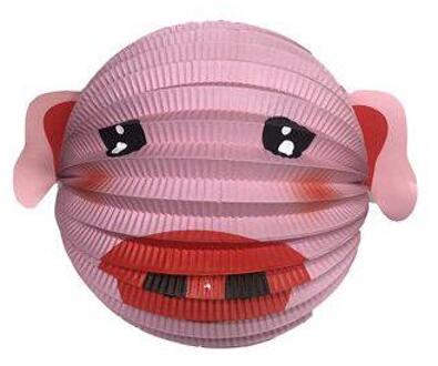 Haza Bollampion Biggetje Ø20cm roze