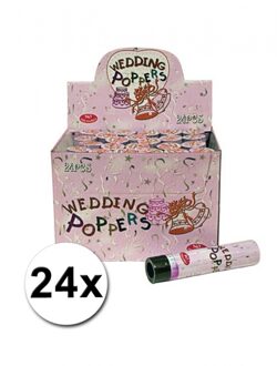 Haza Confetti canon 20 cm rode confetti