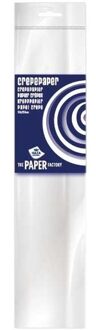 Haza Crepe papier platte vellen - wit - 250 x 50 cm - Knutselen met papier - Knutselspullen